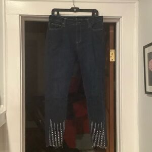 Embellished Black Jeans